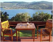 Fish Eagle Lodge in Knysna, Terrasse